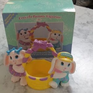 Vintage Hallmark Crayola Bunny Figurine